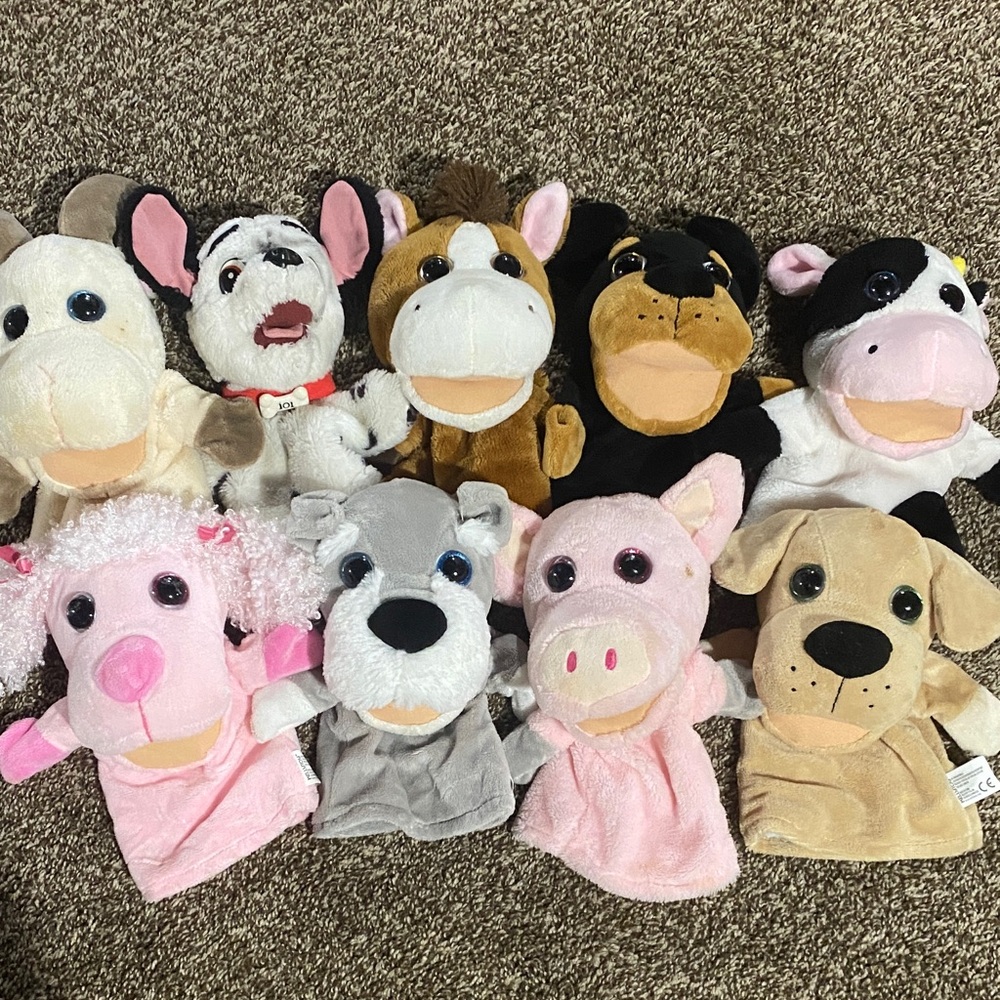 Hand Puppets - Assorted Animals